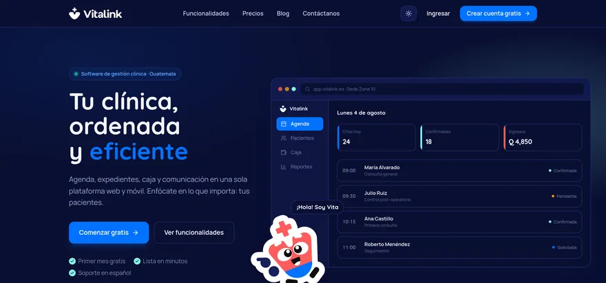 Vitalink, software de gestión clínica